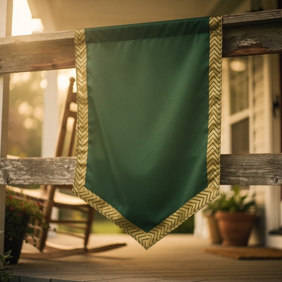 The Pate State porch flag