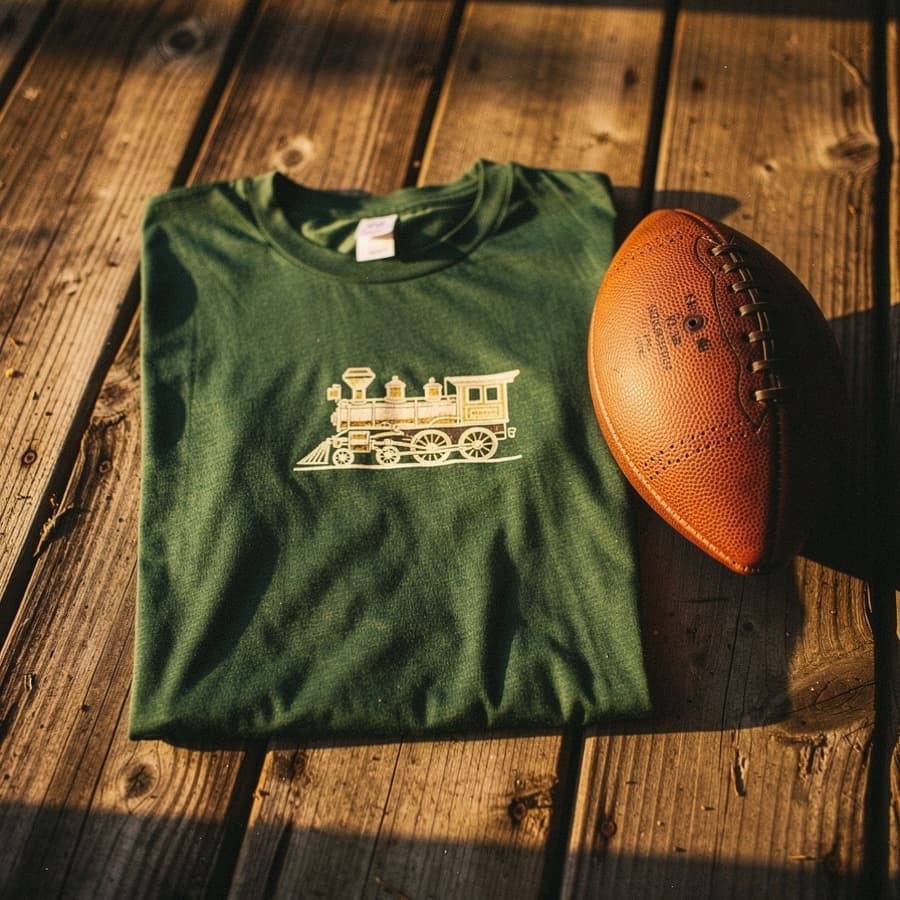 The Creed Tee, folded flat